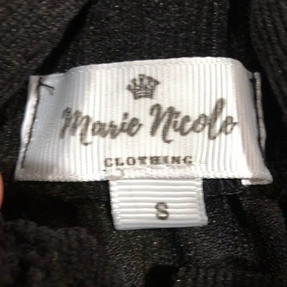 Marie Nicole Small 2 Year Black Suspender Skirt